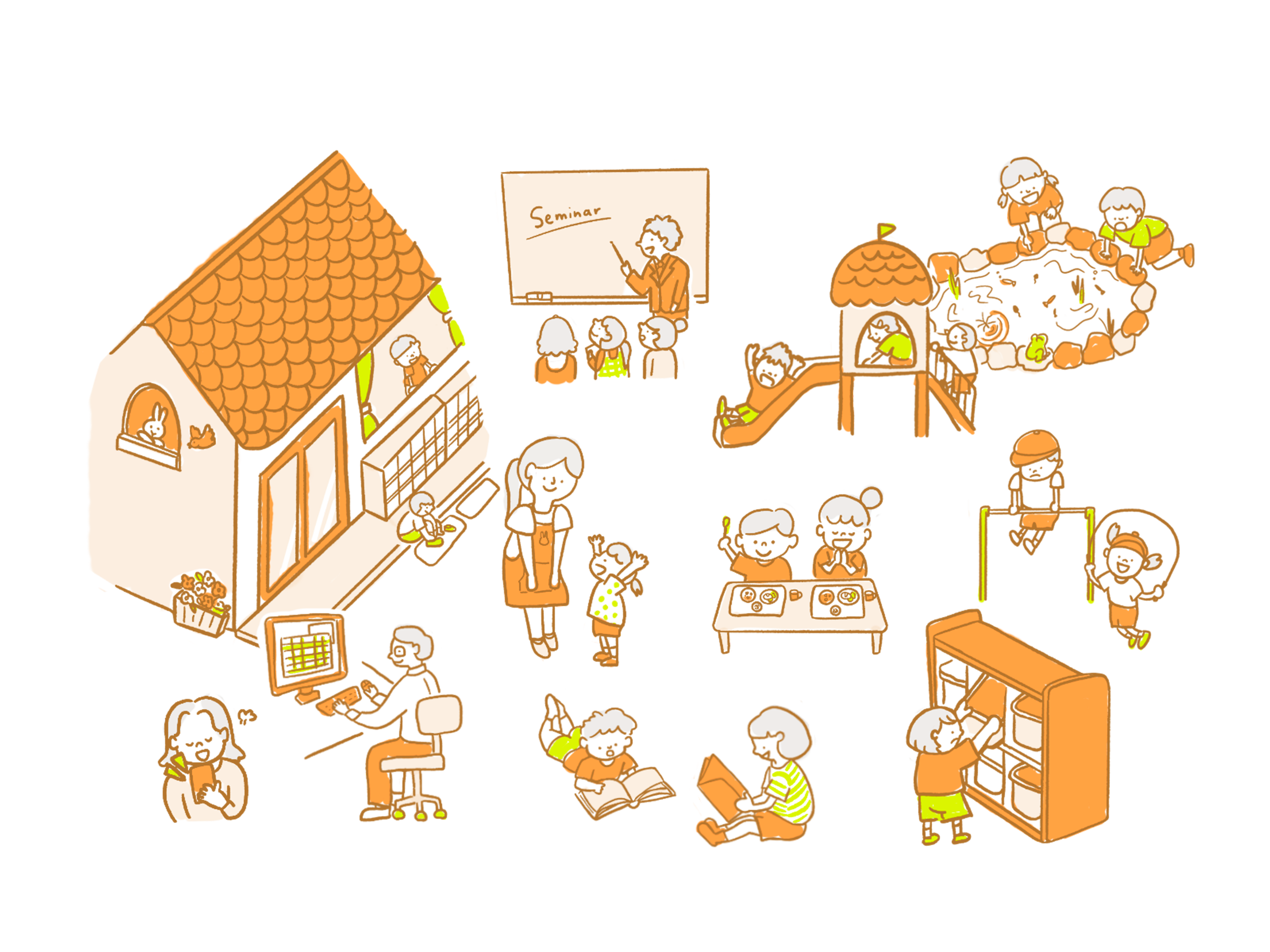 事業内容要約イラスト